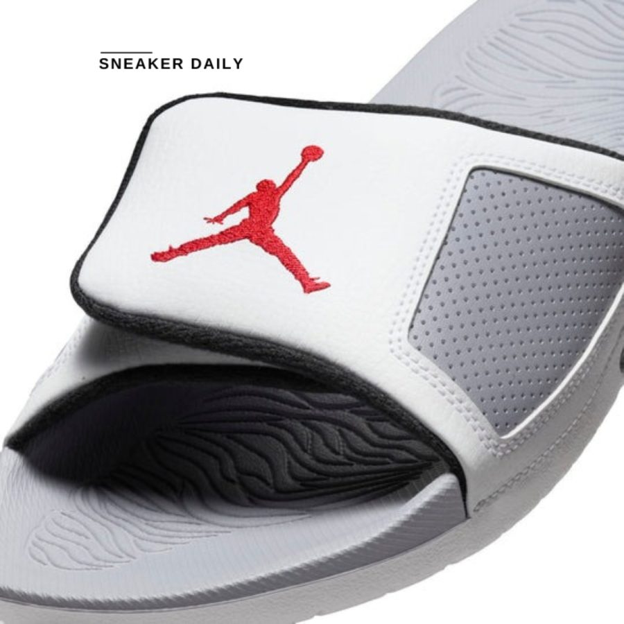 dép air jordan hydro 3 retro slide 'white cement' 854556-101