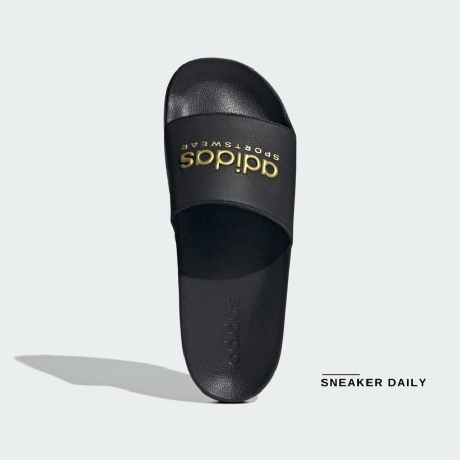 dép adidas adilette shower 'core black/matte gold' ii0018