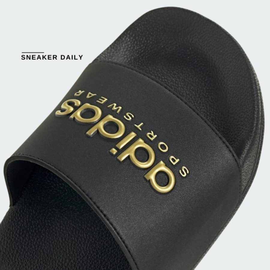 dép adidas adilette shower 'core black/matte gold' ii0018