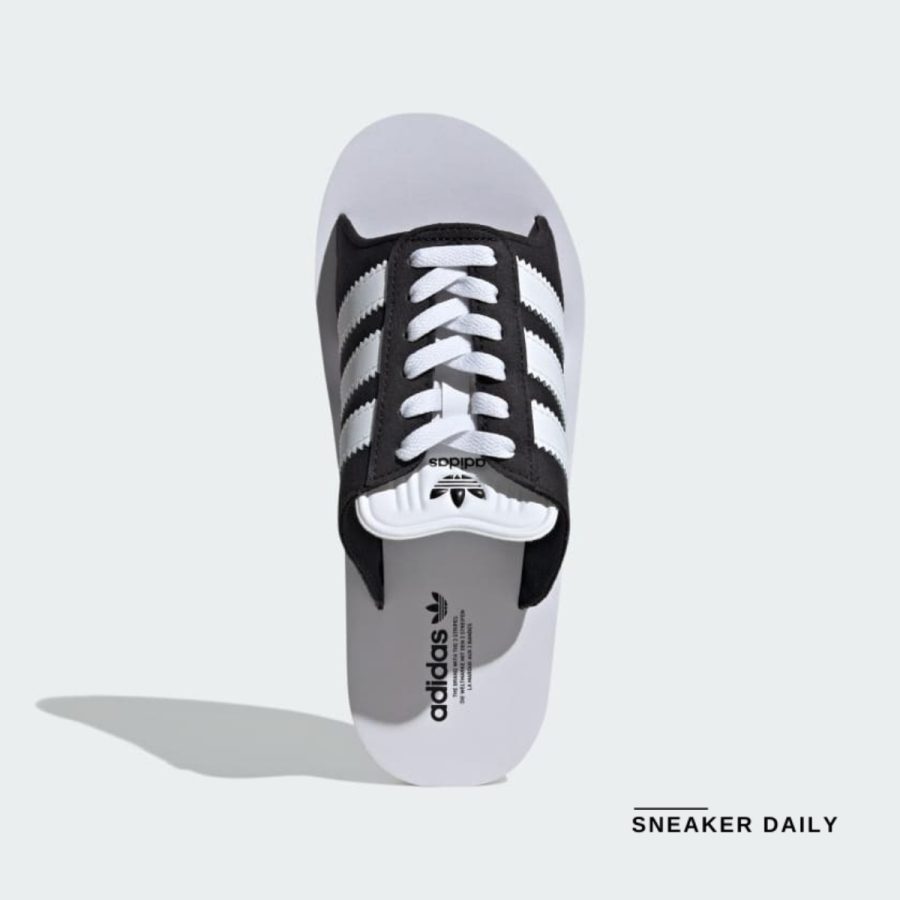 dép adidas gazelle comfort 'core black/cloud white' jq7421