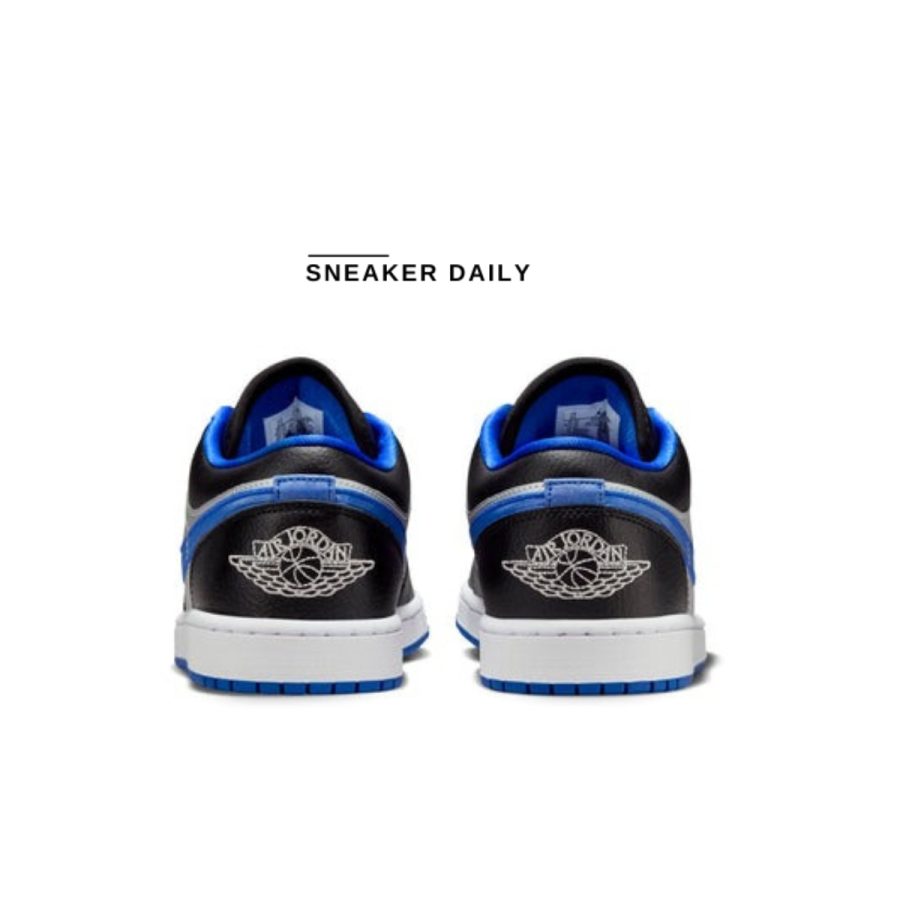 giày air jordan 1 low 'black game royal' 553558-007