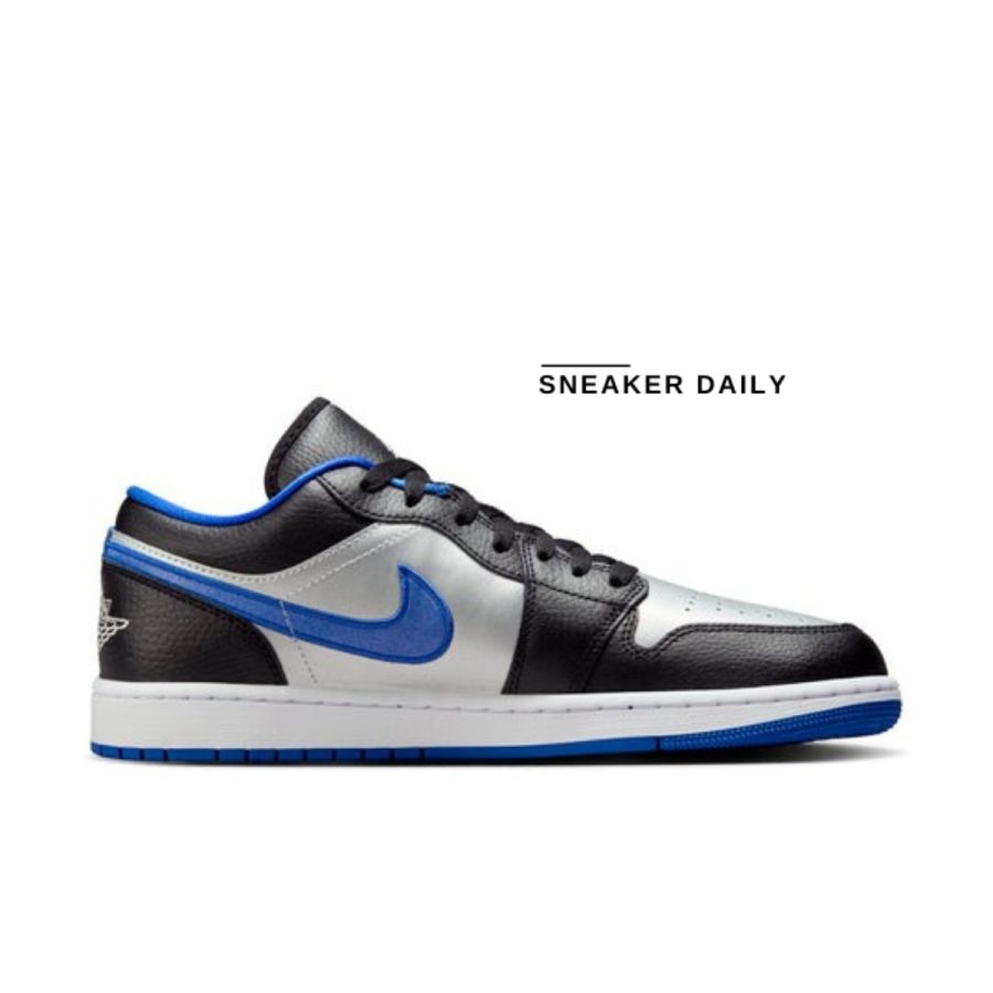 giày air jordan 1 low 'black game royal' 553558-007