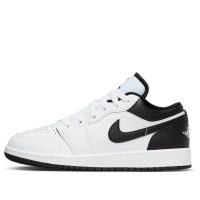 giày air jordan 1 low gs 'white black' 553560-132