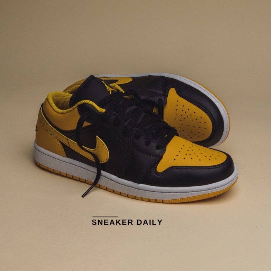 giày air jordan 1 low gs 'yellow ochre' 553560-072