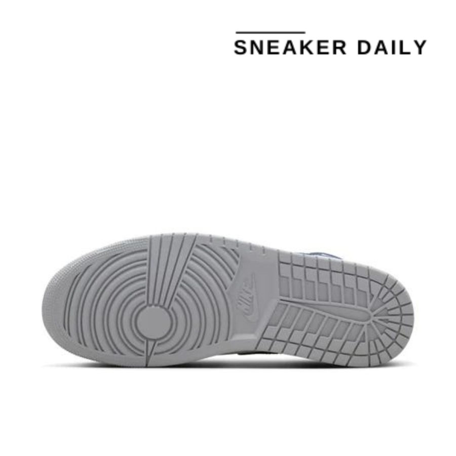 giày air jordan 1 mid 'wolf grey midnight navy' dq8426-104