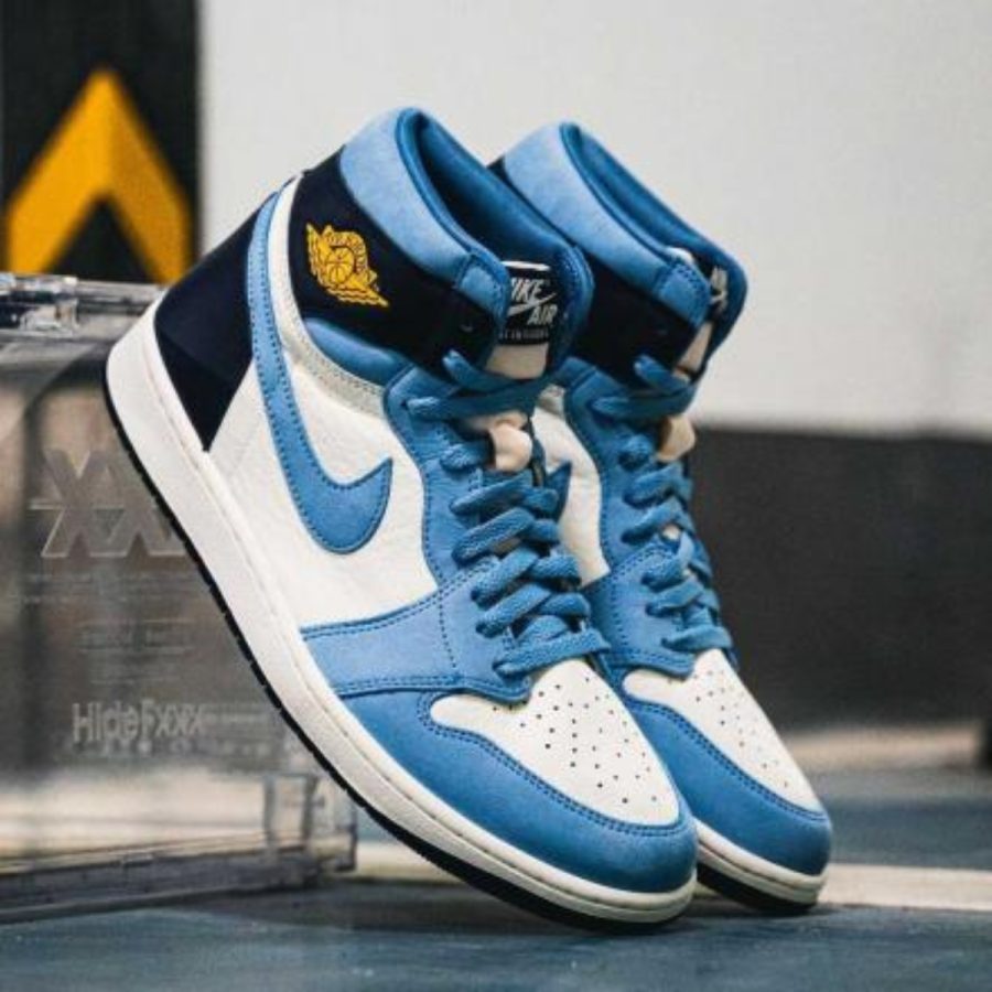 giày air jordan 1 retro high og 'university blue midnight navy' (wmns) fd2596-400