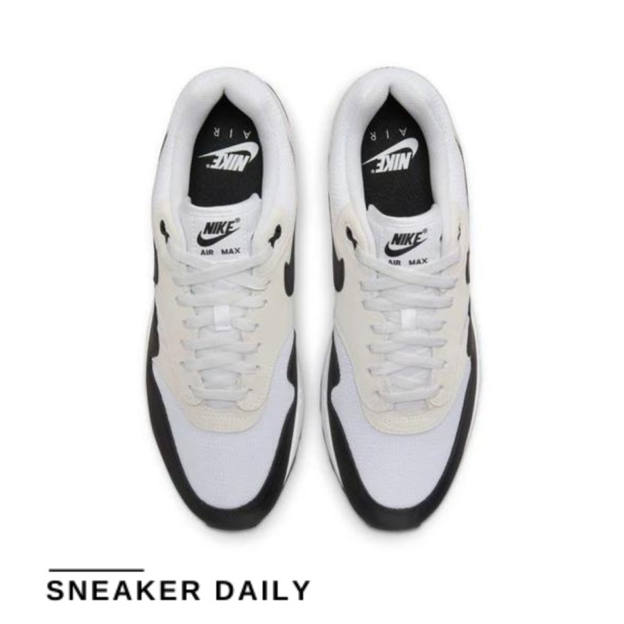 giày nike air max 1 essential 'white black' fz5808-101