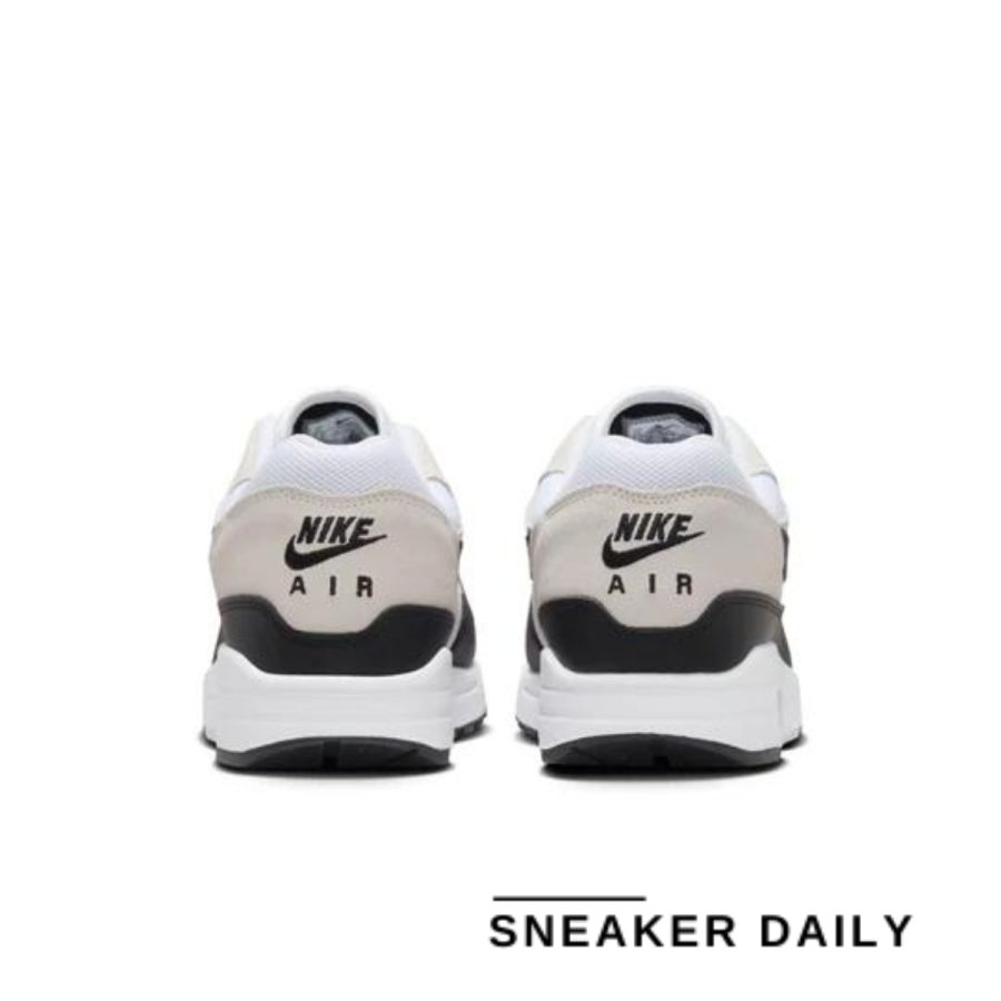 giày nike air max 1 essential 'white black' fz5808-101