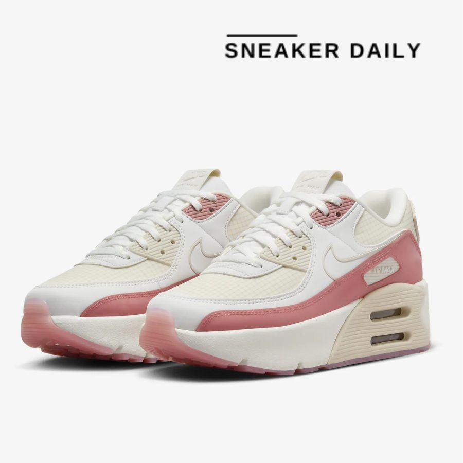 giày nike wmns air max 90 lv8 'sail red stardust' hf0782-101