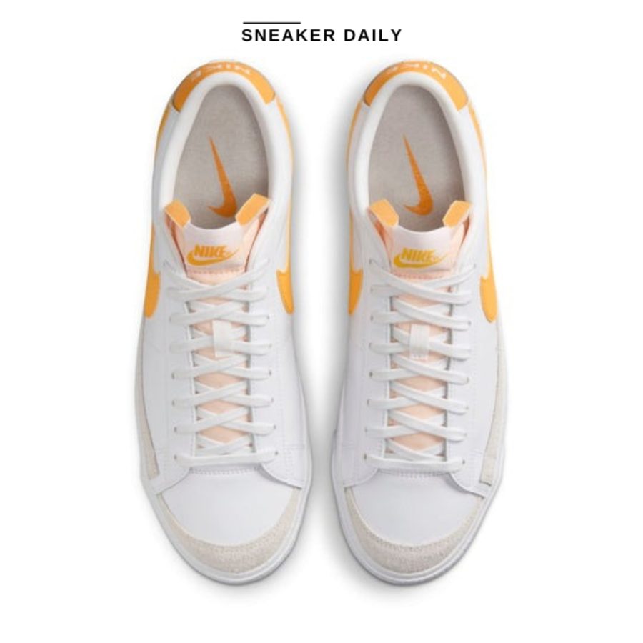 giày nike blazer low '77 vintage 'white university gold' da6364-112