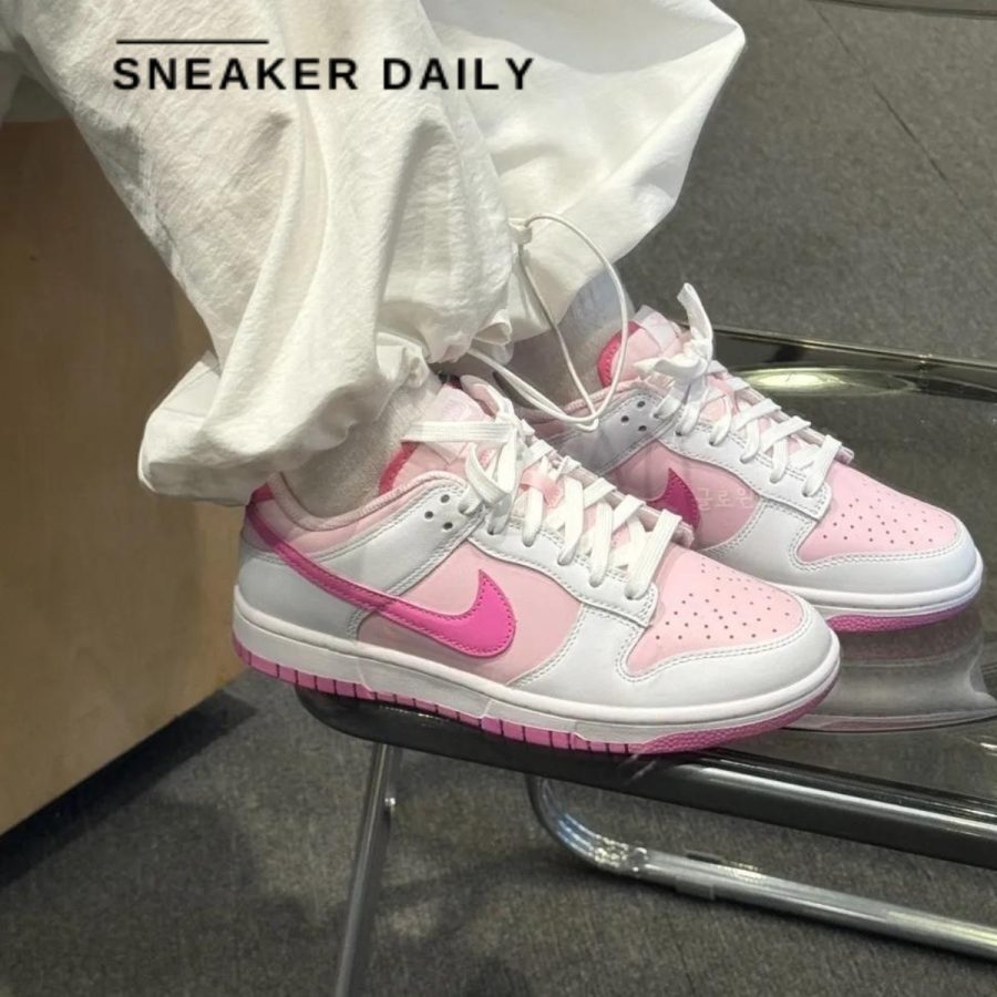 giày nike dunk low 'pink foam' (wmns) hq1181-661