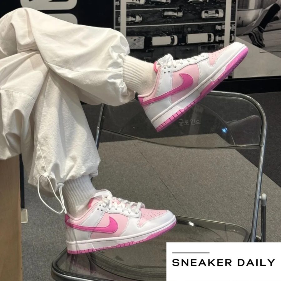 giày nike dunk low 'pink foam' (wmns) hq1181-661