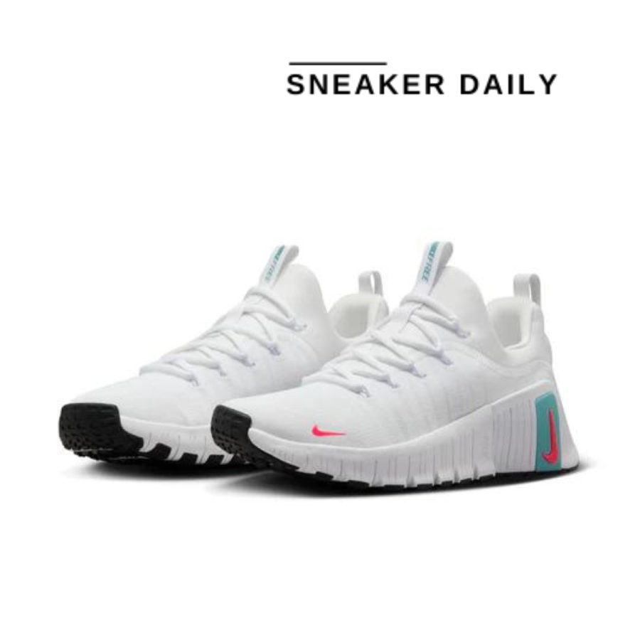 giày nike free metcon 6 'white denim turquoise' (wmns) fj7126-102