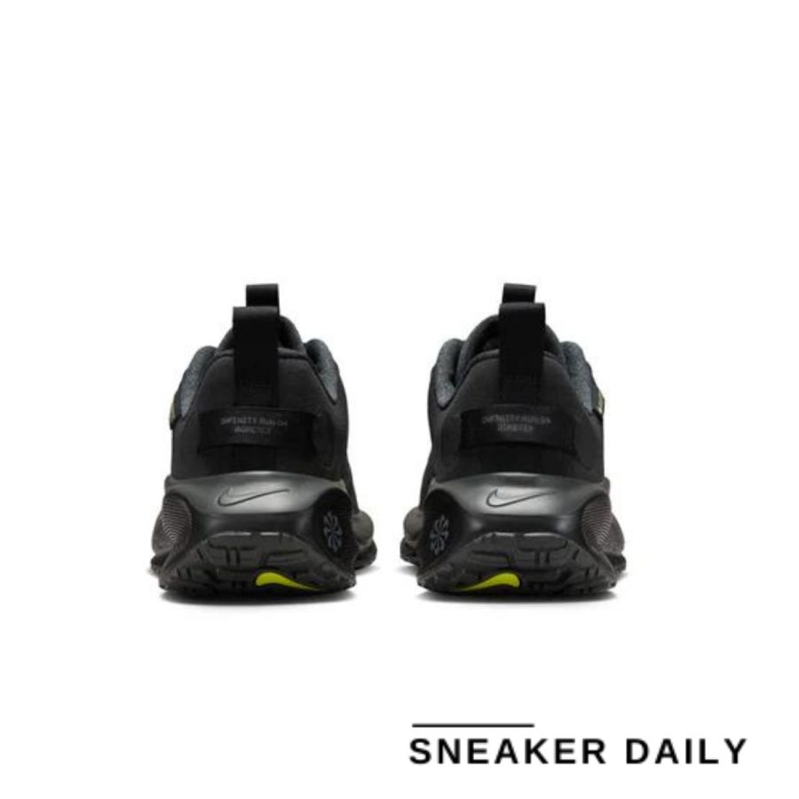 giày nike infinity run 4 gore-tex 'black anthracite volt' (wmns) hq0264-001