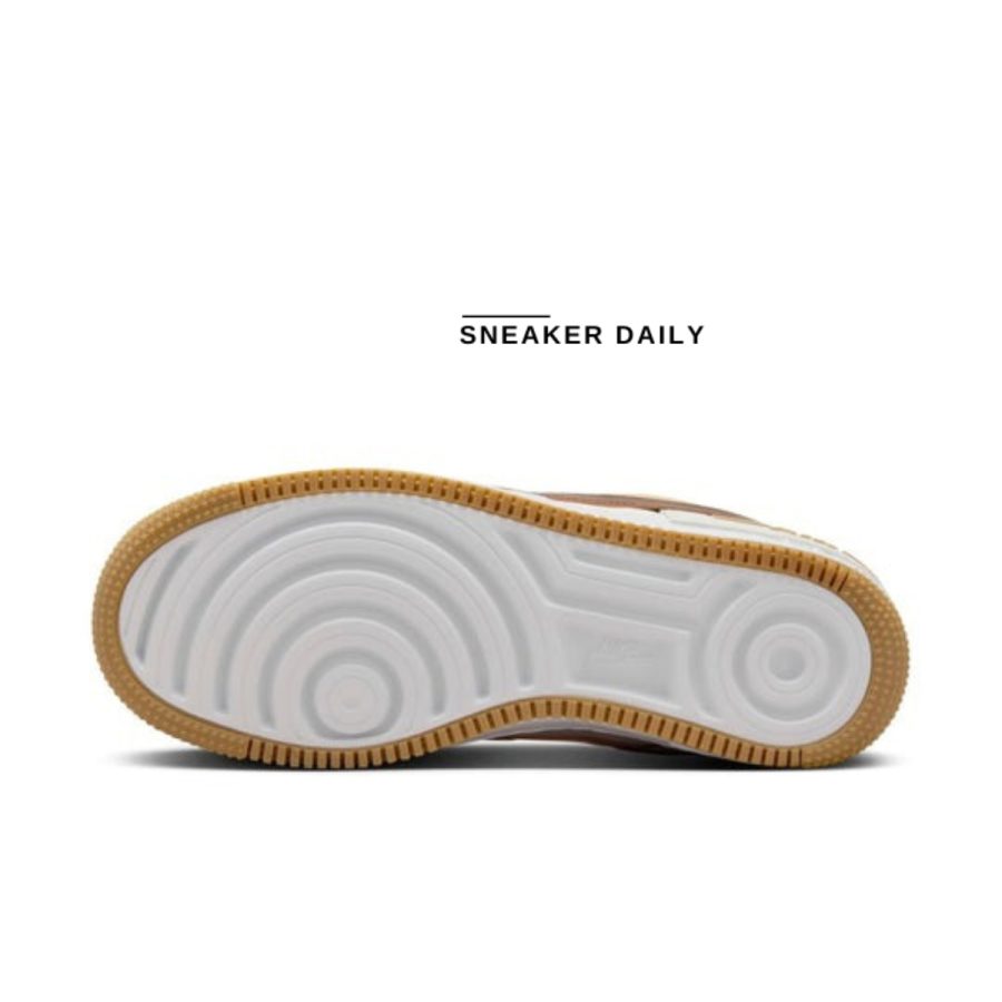 giày (wmns) nike air force 1 shadow 'sail cacao wow gum' dz1847-106