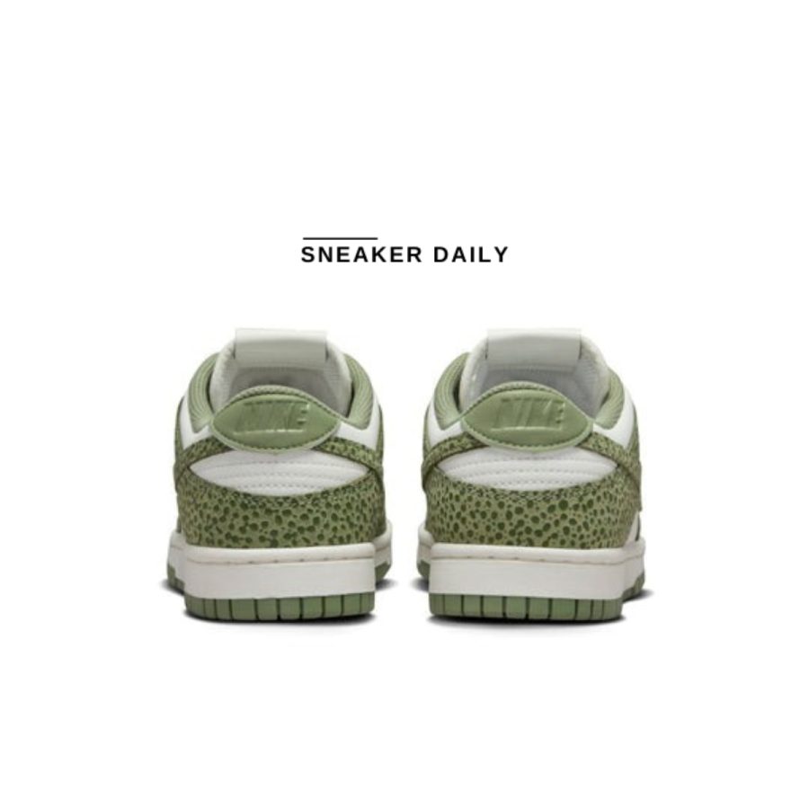 giày (wmns) nike dunk low 'safari print pack - honeydew' fv6516-300