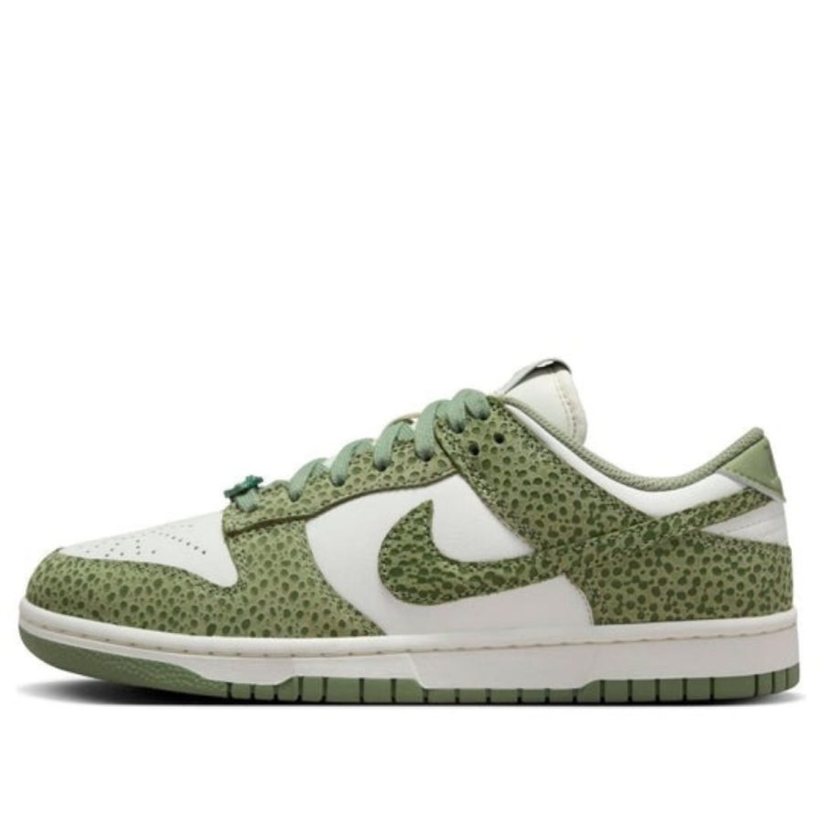 giày (wmns) nike dunk low 'safari print pack - honeydew' fv6516-300