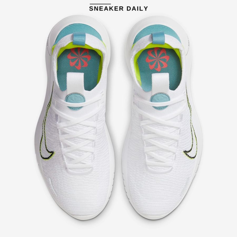 giày (wmns) nike free rn next nature 'white denim turquoise volt' dx6482-101