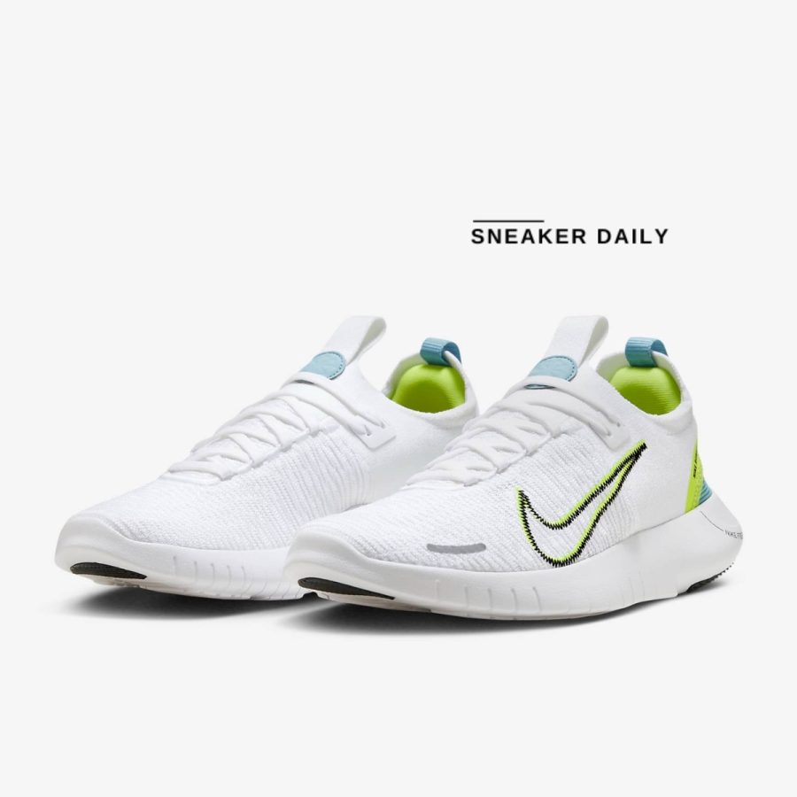 giày (wmns) nike free rn next nature 'white denim turquoise volt' dx6482-101