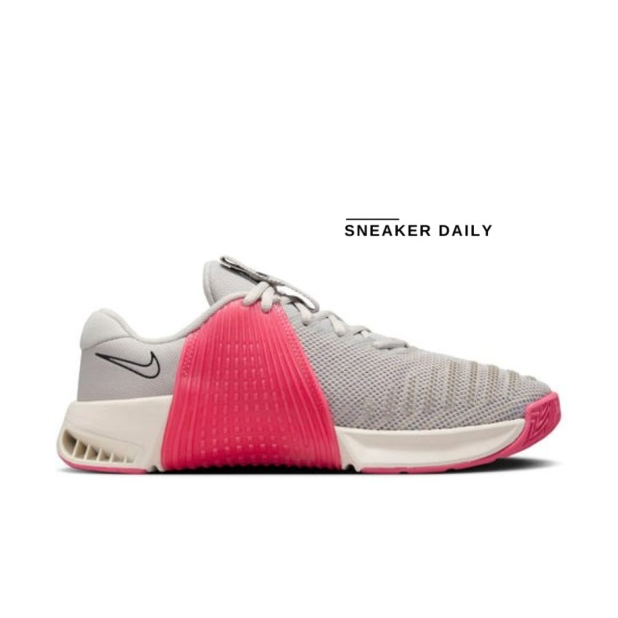 giày (wmns) nike metcon 9 'light iron ore aster pink' dz2537-004