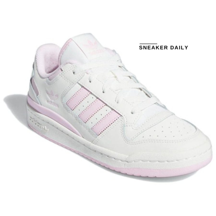 giày (wmns) adidas forum low cl 'white clear pink' ih7914