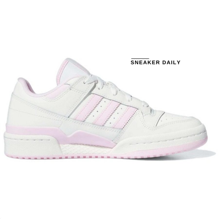 giày (wmns) adidas forum low cl 'white clear pink' ih7914