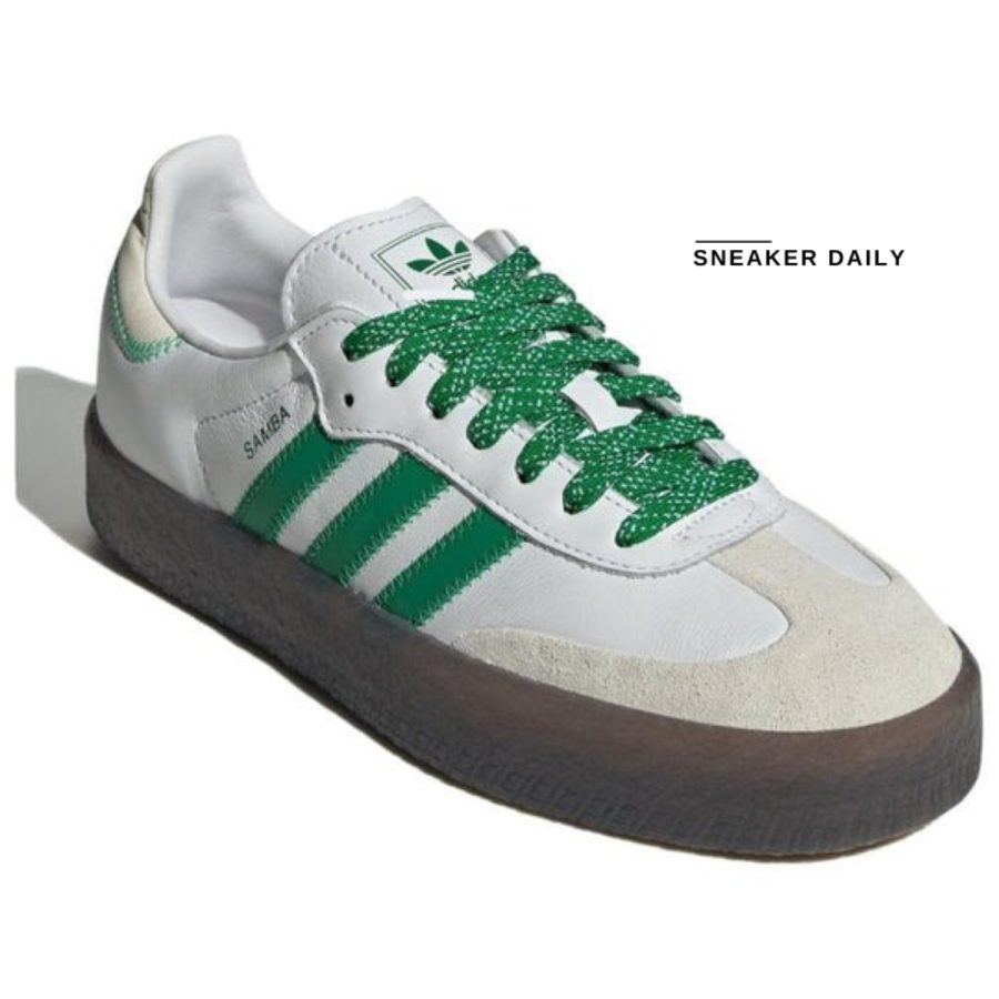 giày (wmns) adidas sambae 'white green gum' ie9105