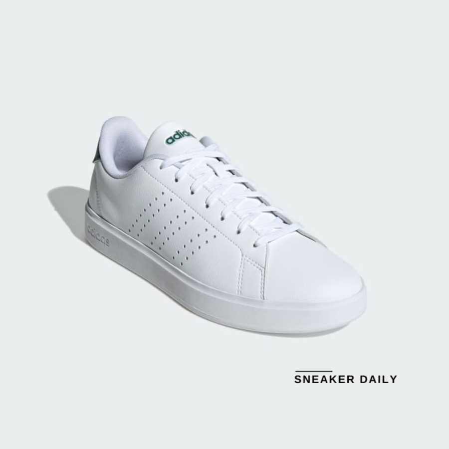 giày adidas advangtage 2.0 'cloud white/collegiate green' ig9166