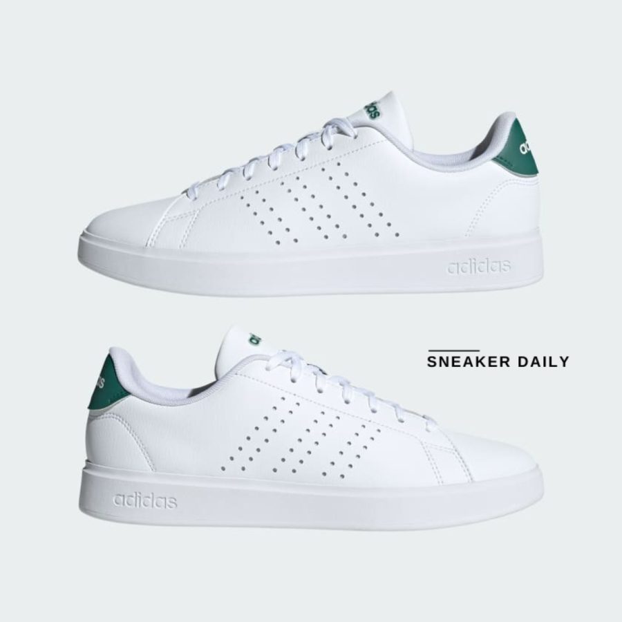 giày adidas advangtage 2.0 'cloud white/collegiate green' ig9166