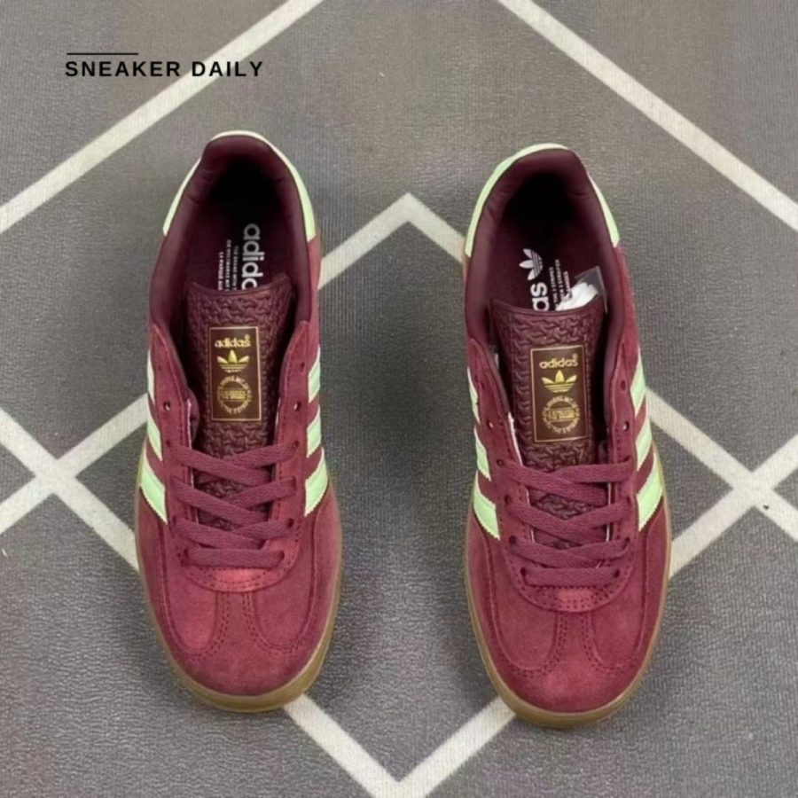 giày adidas gazelle indoor 'red semi green spark' ih7487