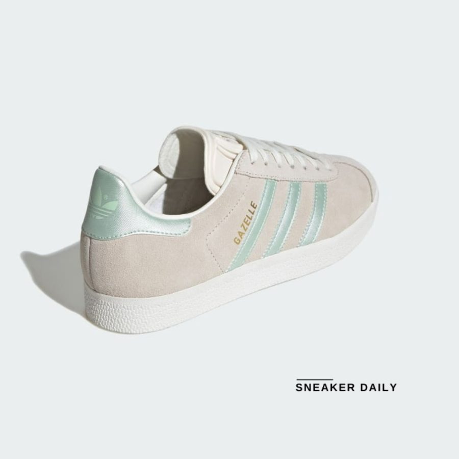 giày adidas gazelle 'off white / linen green met.' ig4398