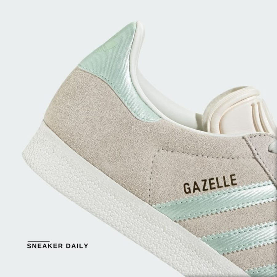 giày adidas gazelle 'off white / linen green met.' ig4398