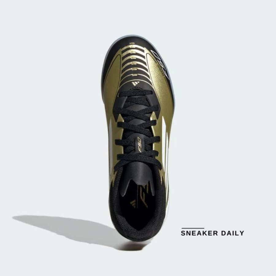 giày adidas messi f50 league turf boots 'gold metallic' ig9277