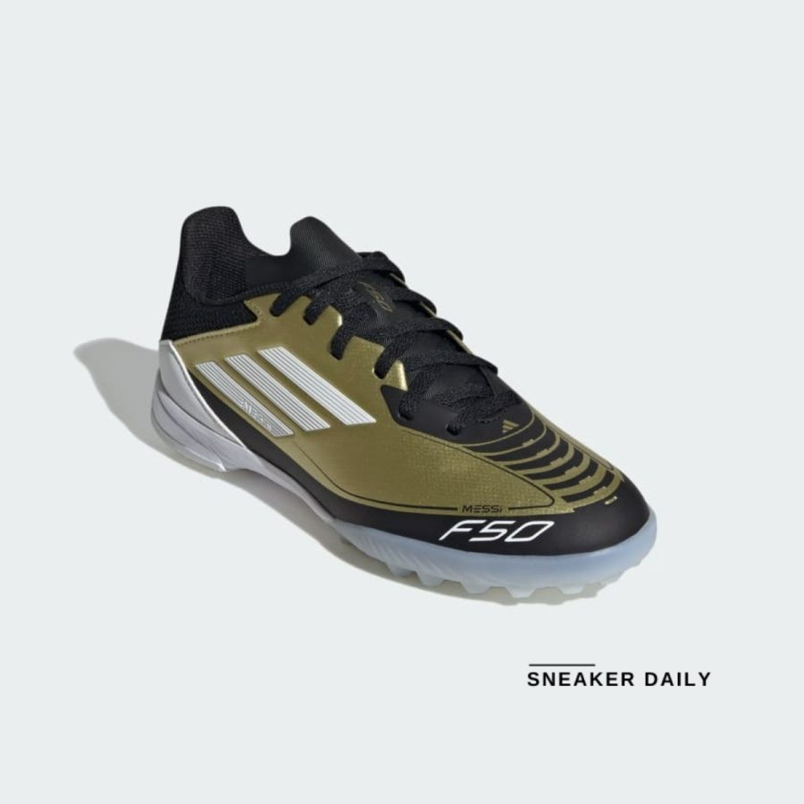 giày adidas messi f50 league turf boots 'gold metallic' ig9277