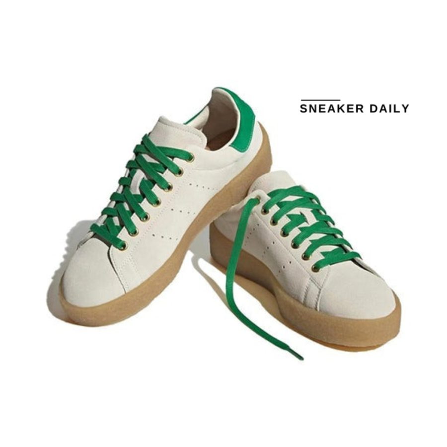 giày adidas originals stan smith crepe low 'off white green' id7710