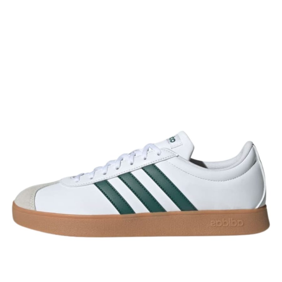 giày adidas vl court base 'cloud white / collegiate green' id3710