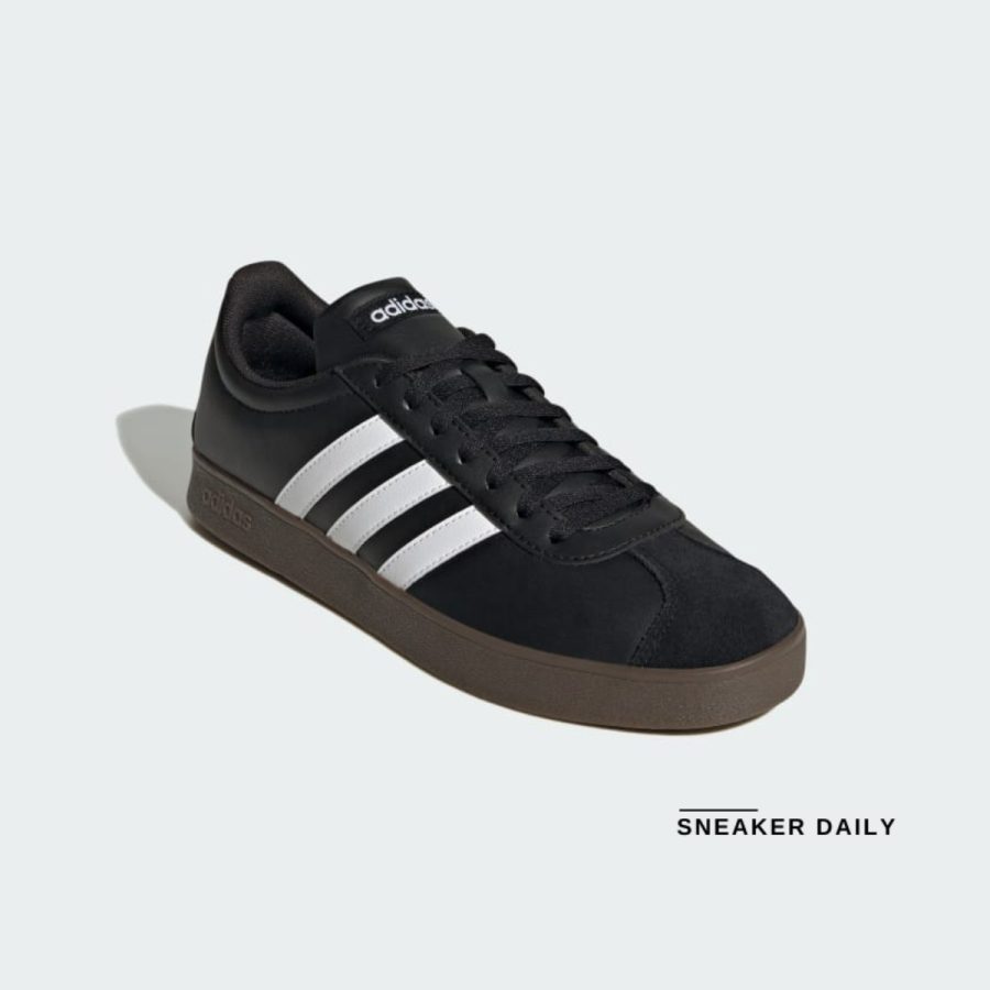 giày adidas vl court base 'core black' id3712