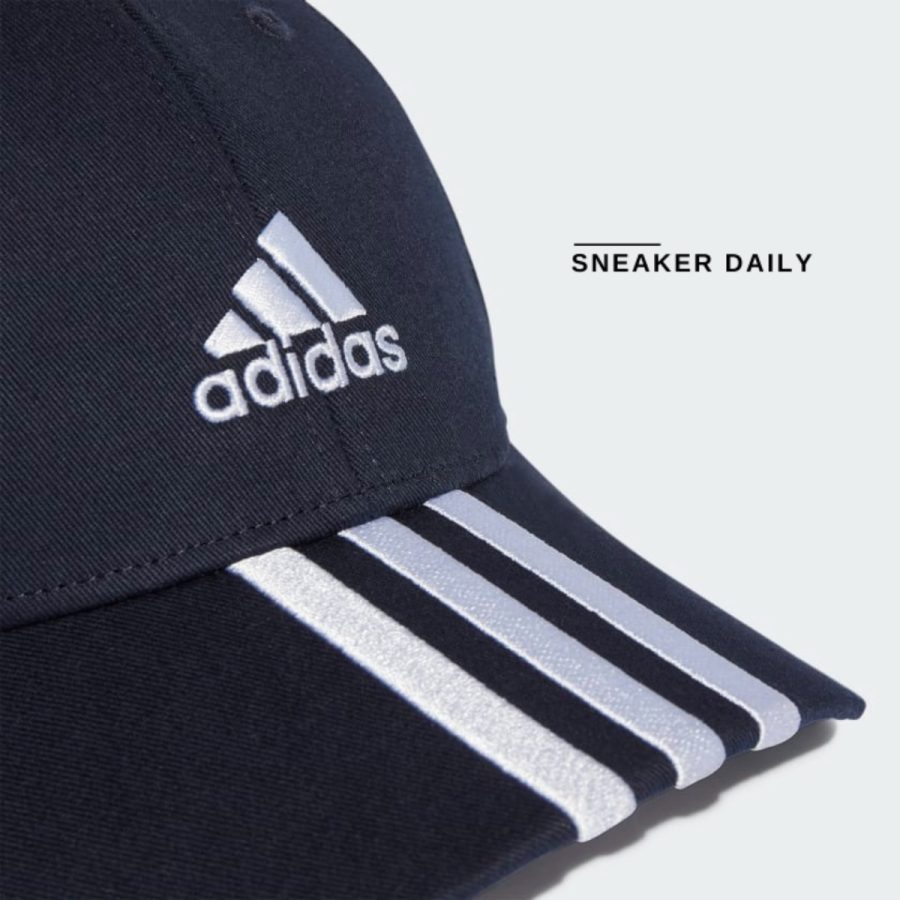 mũ adidas 3-stripes cotton twill baseball cap - legend ink ii3510