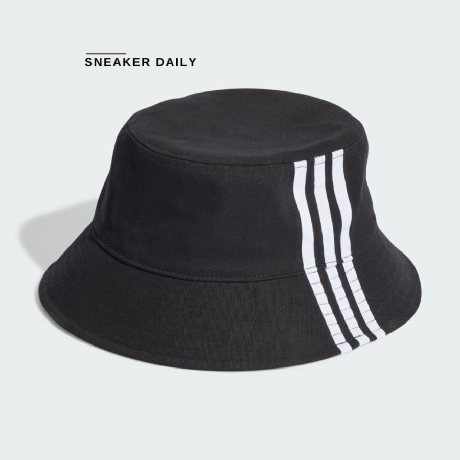 mũ adidas adicolor classic stonewashed bucket hat - black ii0744