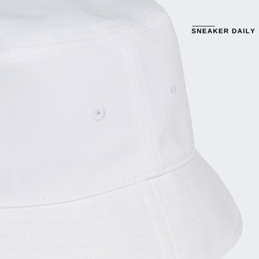 mũ adidas adicolor trefoil bucket hat - white fq4641