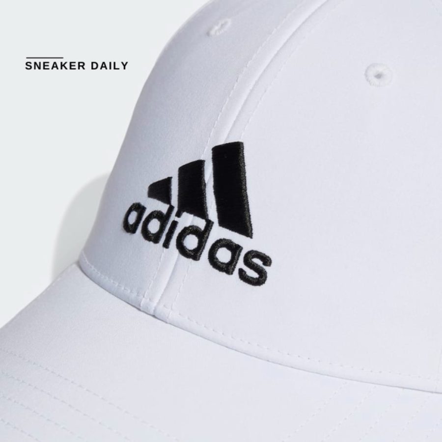 mũ adidas embroidered lightweight baseball cap - white ii3552