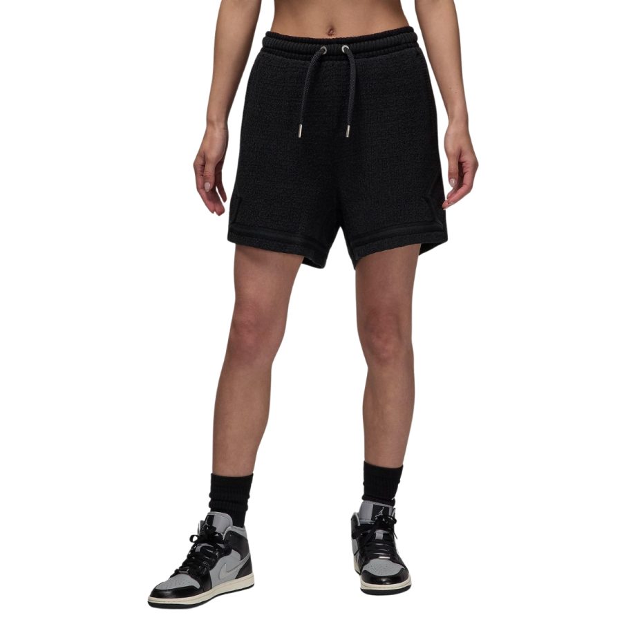 quần jordan women's knit shorts fv7117-045