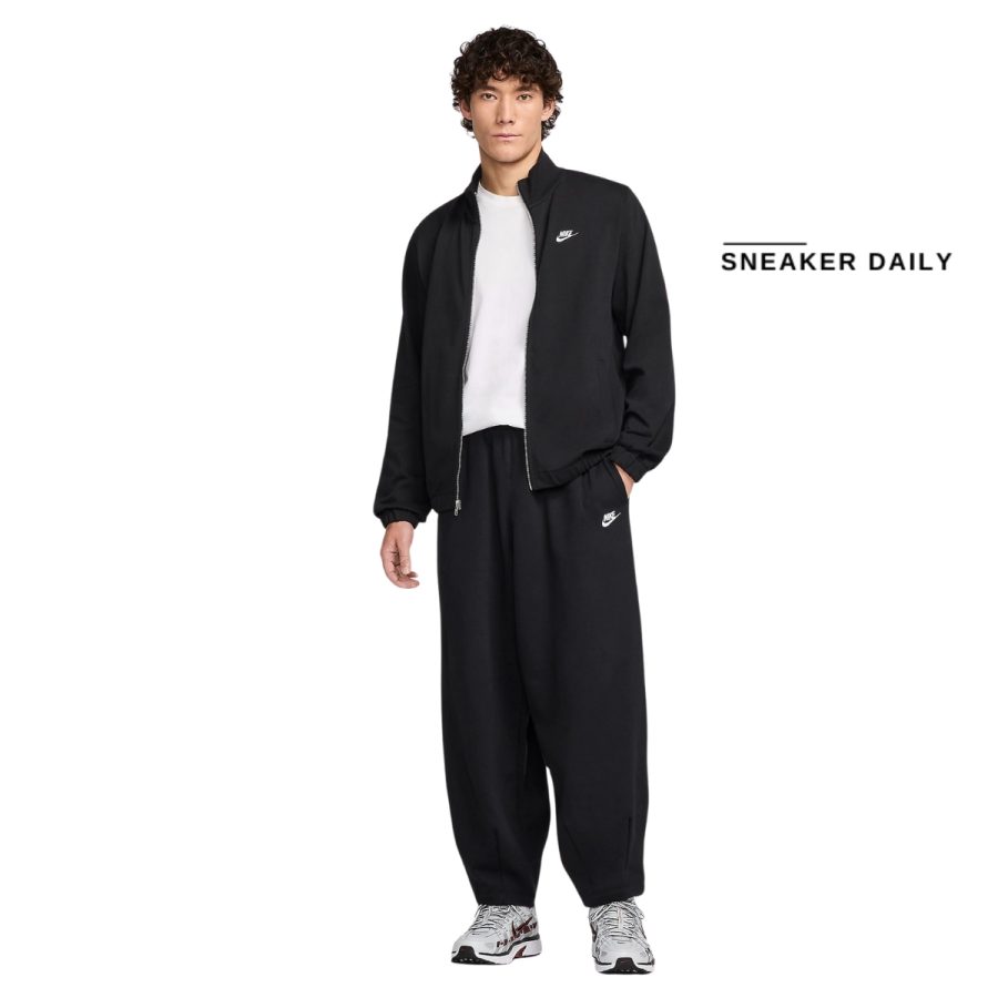 quần nike club fleece men's oversized french terry trousers hj1823-010