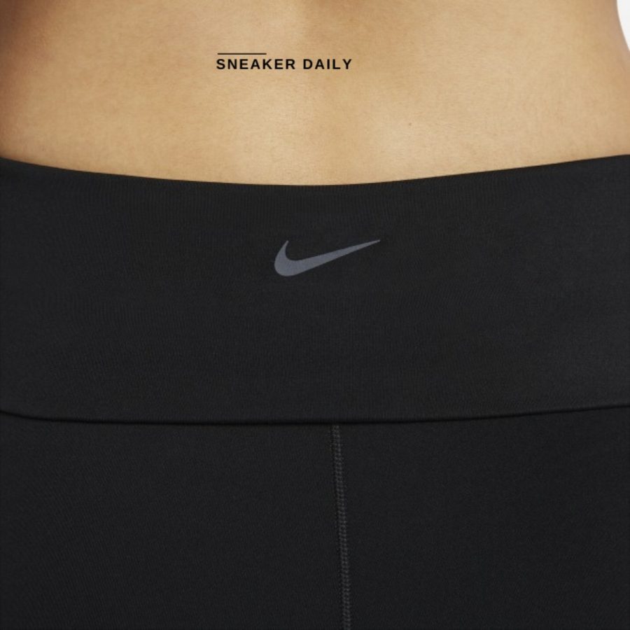 quần nike one women's dri-fit high-waisted fold-over trousers fv7849-010
