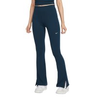 quần nike sportswear chill knit women's tight mini-rib flared leggings fq2114-478
