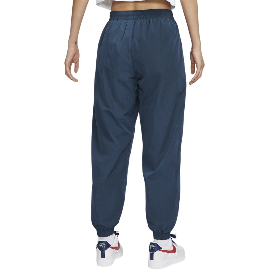 quần nike sportswear essential women's mid-rise oversized woven joggers fv7669-478