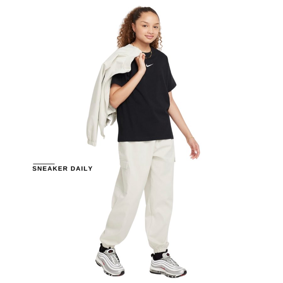 quần nike sportswear girls' cargo pants fz5554-072