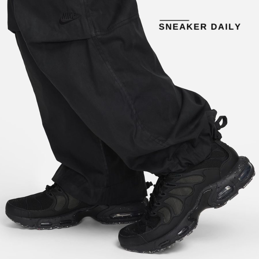 quần nike sportswear tech pack waxed canvas cargo pants 'triple black' fn2615-010