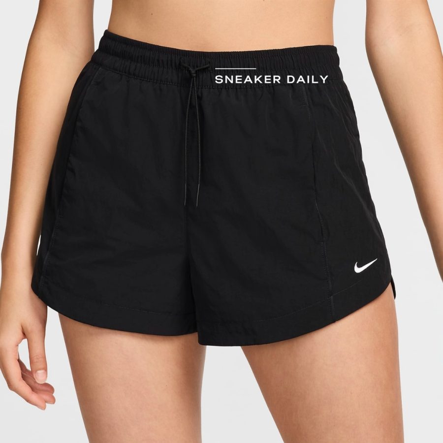 quần nike windrunner women's mid rise 2 inch woven shorts fv7501-010