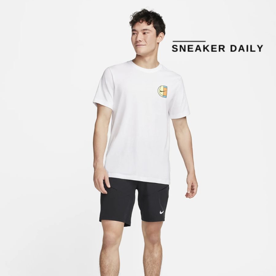 quần nikecourt advantage men's dri-fit 18cm tennis shorts fd5337-010